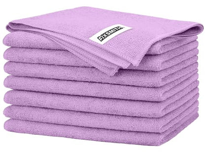 Purple Microfiber Cleaning Cloth (8 Count)