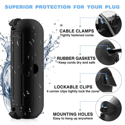 Outdoor Extension Cord Cover (3 Count)