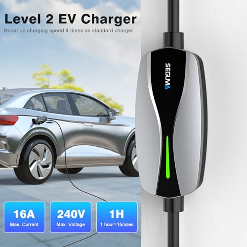 Level 1 2 EV Charger 16Amp Electric Car Charger for J1772 BEVs