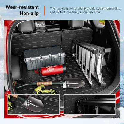 Cargo Mat & Backrest Mats Compatible with 2021 2022 2023 Santa Fe