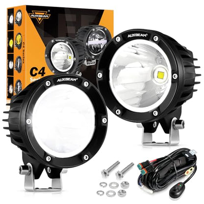 4 Inch 72W Round Pod Light