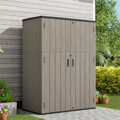 Outdoor Vertical Storage Shed