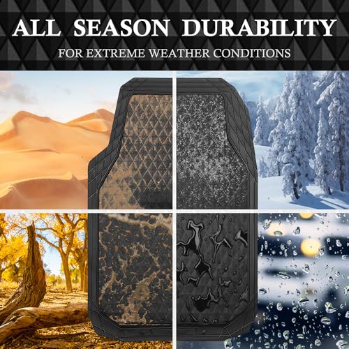 Black Rubber Car Mats