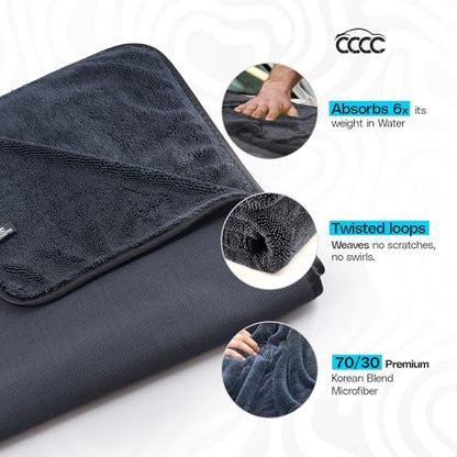 Crystal Clean XL 28x36 Slim Car Detailing Towel