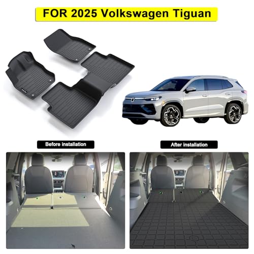 Floor Mats for 2025 2026 Volkswagen Tiguan