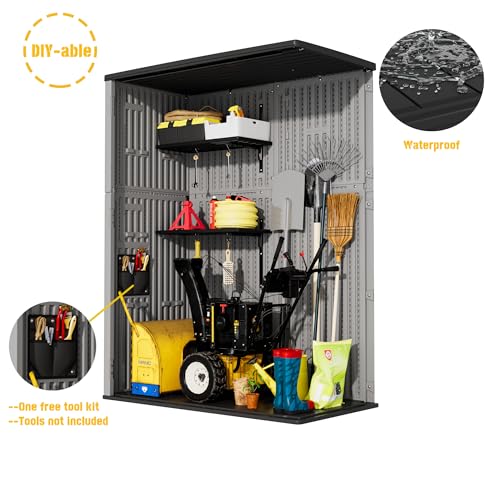 Vertical Storage Sheds with Floor
