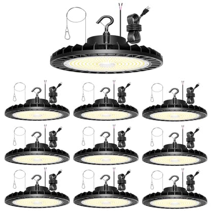 10 Pack 300W LED High Bay Light (9 Count)