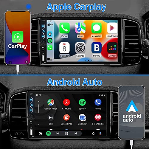 Double Din Car Stereo with Dash Cam