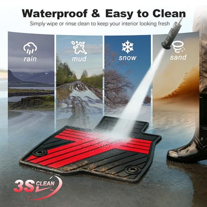 Rubber Floor Mats for Nissan Rogue 2021
