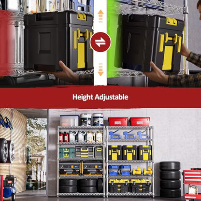 5 Tier Heavy Duty Metal Storage Shelving Unit