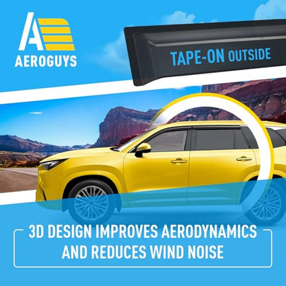 Extra Durable Window Deflectors Tape (4 Count)