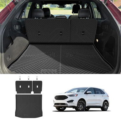 Floor Mats&Cargo Backrest Mat for Ford Edge 2015