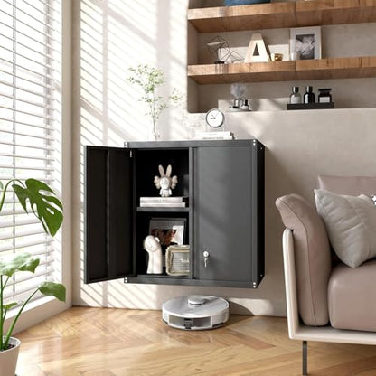 Locking Metal Wall Cabinets for Garage