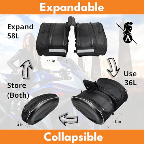 PREMIUM Motorcycle Saddlebags (2 Piece)