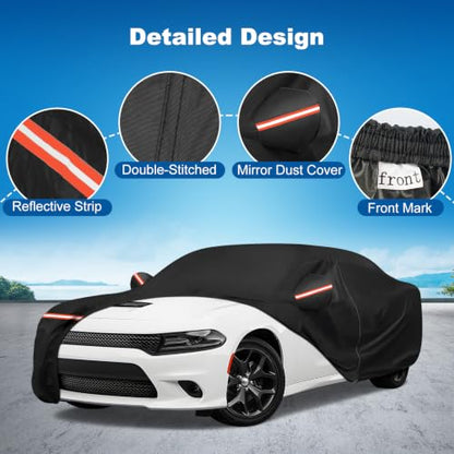 QUNSUNUS Car Cover for Dodge Charger 2006