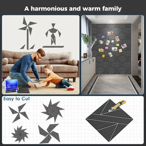 12 Pack Self Adhesive Soundproof Wall Panels