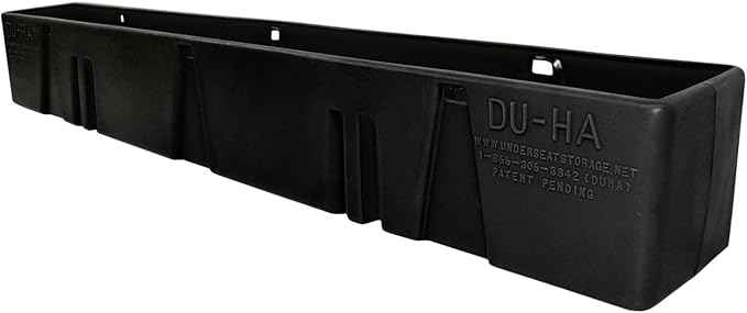 DU-HA 10026 Black Behind-the-Seat Storage Fits 99-07 Chevrolet Silverado and GMC Sierra Regular Cab