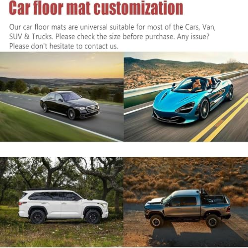 Custom Car Floor Mats for 99.99% Sedan SUV Sports Car Men Women Protection Full Coverage Pads Anti