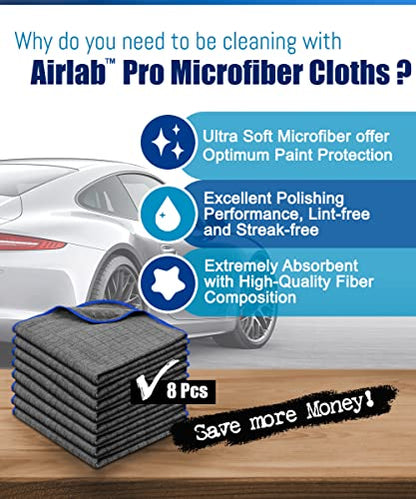 Glass Polishing Streak Free Miracle Cleaning Cloth (8 Count)