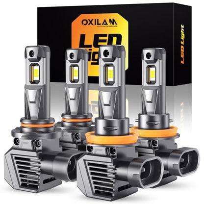 H11 9005 LED Light Bulbs Combo (4 Count)