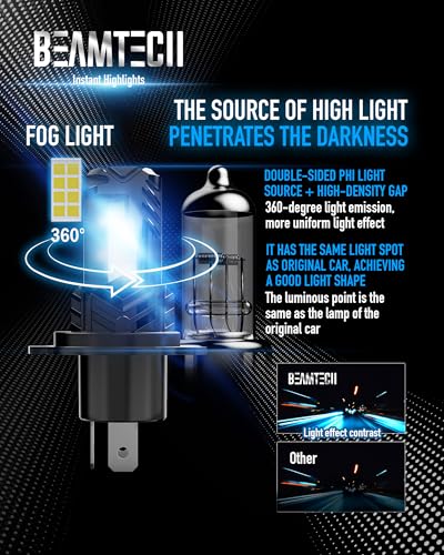 H4 Bulb Fanless In Line 9003 Light (2 Count)