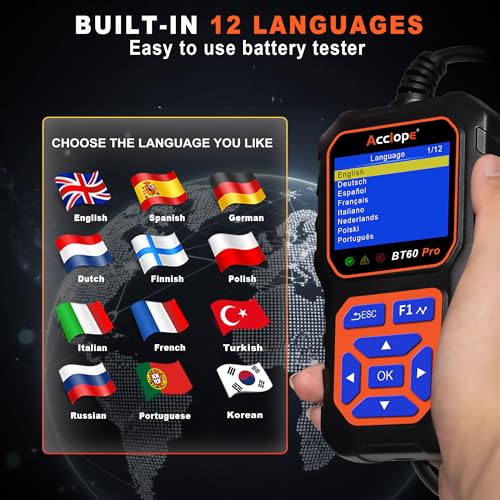 BT60 PRO Car Battery Tester 6V
