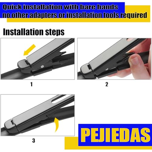 3 Replacement Wiper Blades For Lincoln Nautilus 2019 (3 Count)