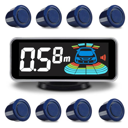 Car Parking Sensors Kit Reverse Radar parktronic System Auto Electronics Vehicle Back Assistant Reverse 8 Sensor (8 Count)