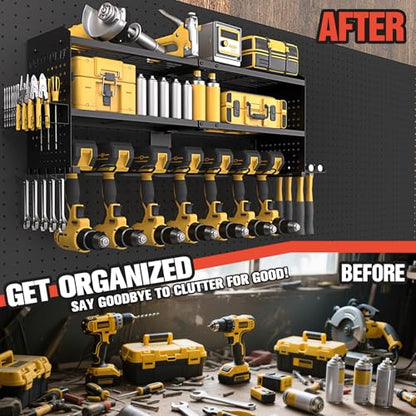 Large Power Tool Organizer Wall Mount