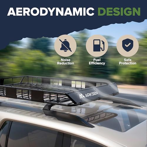 64" x 39" x 5" Roof Rack Cargo Basket with Extension