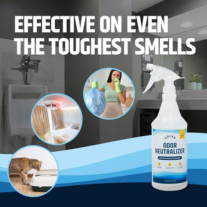 SOCAR Odor Neutralizer 128oz Liquid REFILL (128 Fl Oz)