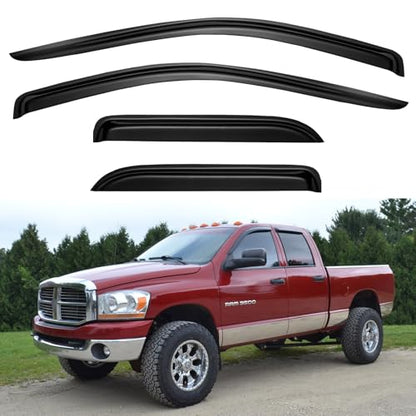 Window Visors Rain Guards for 2002