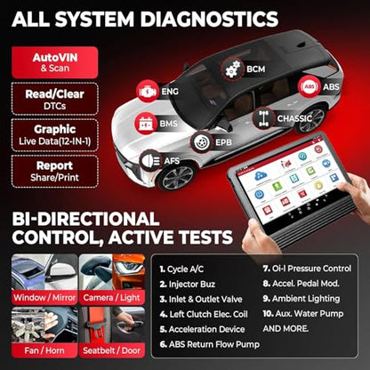 X431 PRO3 V+ 5.0 2026 Upgraded Bluetooth Bi