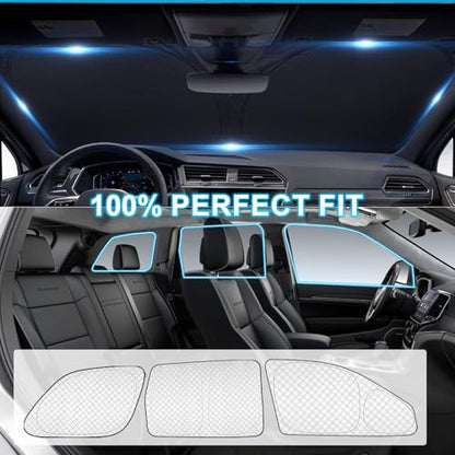 8pcs Sun Shades for Jeep Grand Cherokee 2011 (8 Count)
