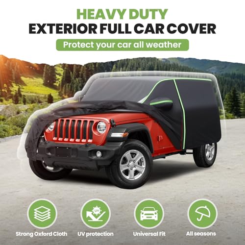 420d Car Cover Fits for Jeep Wrangler 4 Door JK JL 2006