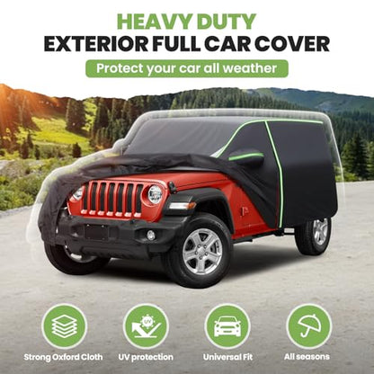 420d Car Cover Fits for Jeep Wrangler 4 Door JK JL 2006