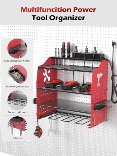 Power Tool Organizer Wall Mount with 6