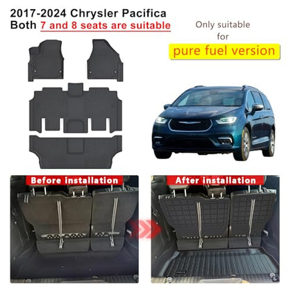 Floor Mats Trunk Liner & Backrest Mat for 2017