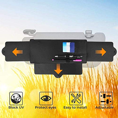 Car Sun Visor Sunshade Extender (2 Count)