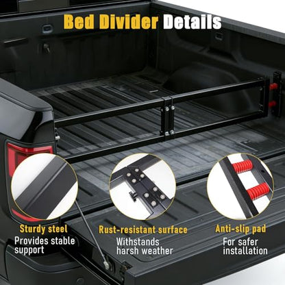 Universal Truck Bed Divider Compatible with 2015