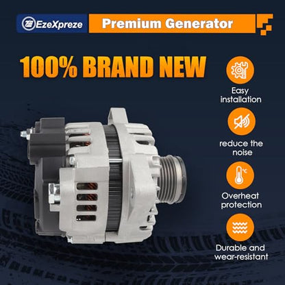 Ezexpreze 11710N Alternator Replacement For 2014 2015 Kia Optima