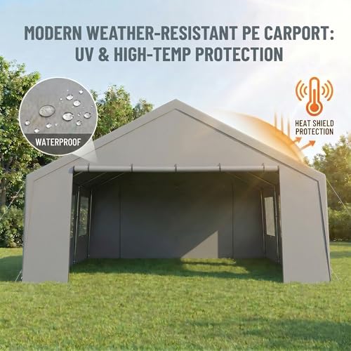 Carport 20x20 Heavy Duty Storage Shelter Shed Waterproof