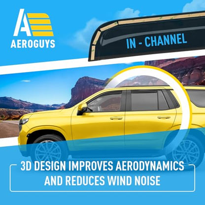 Extra Durable Window Deflectors In (4 Count)