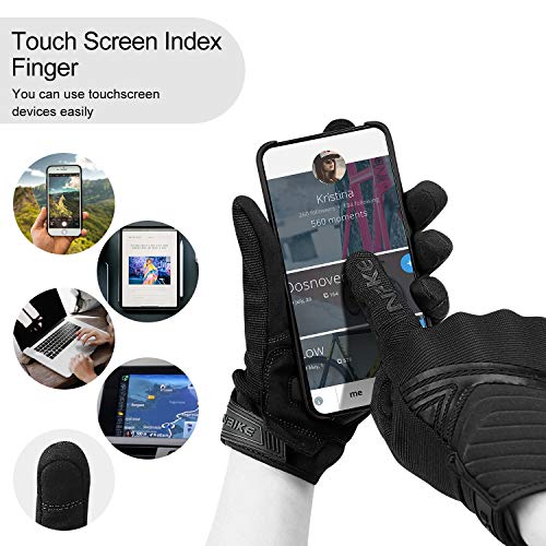 Motorcycle Gloves Breathable Mesh Touchscreen Hard Knuckles