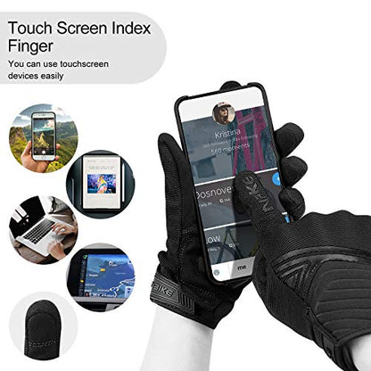 Motorcycle Gloves Breathable Mesh Touchscreen Hard Knuckles