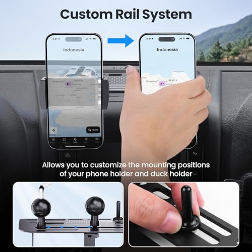 Metal Adjustable Phone Mount for Jeep Wrangler JK JKU 2011