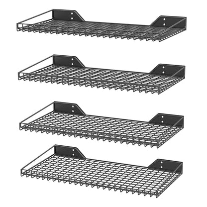 Wall Mounted Storage Shelf for Garage (4 Count)