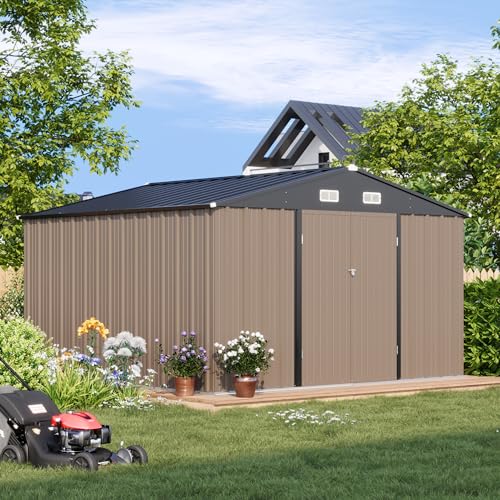 10x10 FT Metal Storage Shed