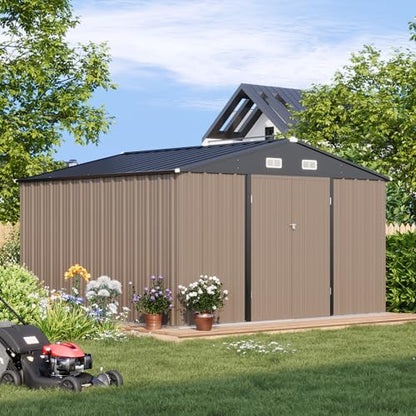 10x10 FT Metal Storage Shed