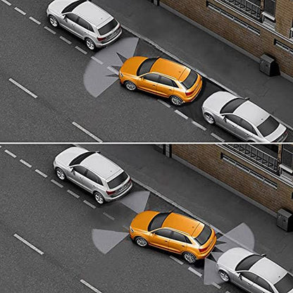 Car Parking Sensors Kit Reverse Radar parktronic System Auto Electronics Vehicle Back Assistant Reverse 8 Sensor (8 Count)